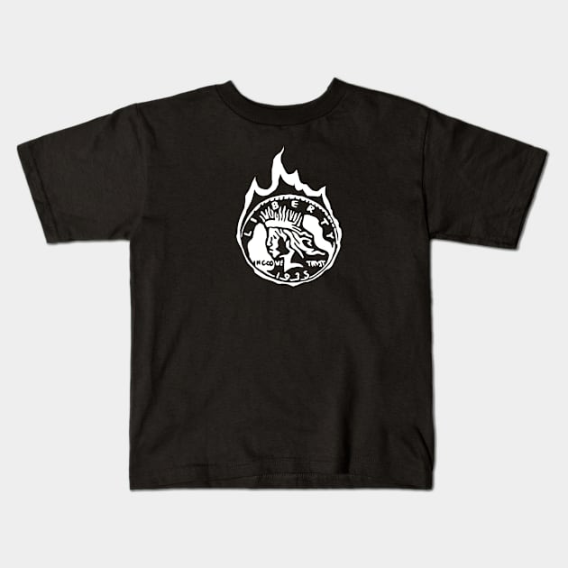 The Last Silver Dollar Kids T-Shirt by Louis Cook